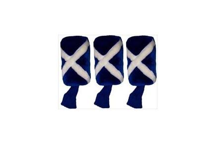 Golfer&rsquo;s Club 3&ndash;Pack Scotland Wood Head Covers 