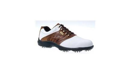 AQL 2009 White Smooth / Brown Croc Print