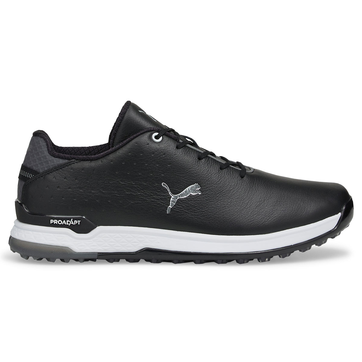 PUMA Men's PROADAPT ALPHACAT Leather Waterproof Spikeless Golf Shoes