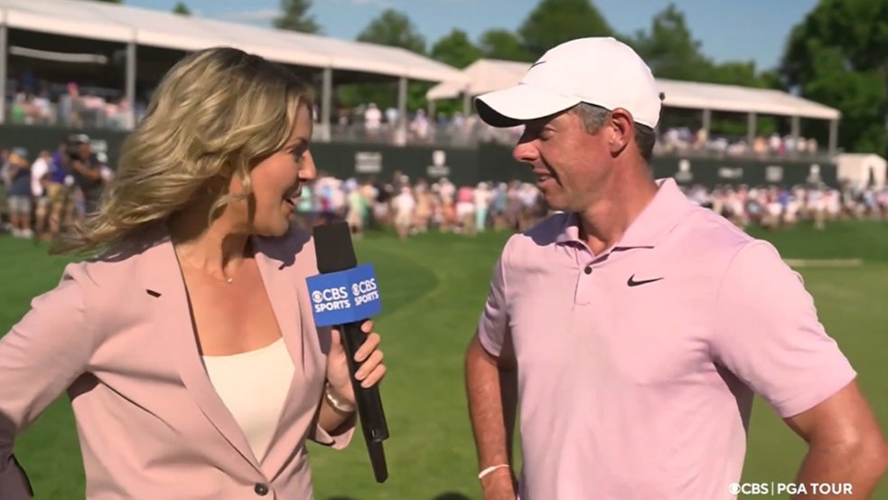 Amanda Balionis interviews Rory McIlroy at Quail Hollow