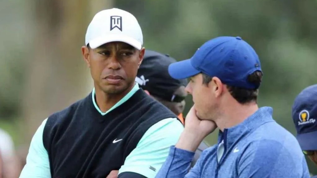Tiger Woods and Rory McIlroy 