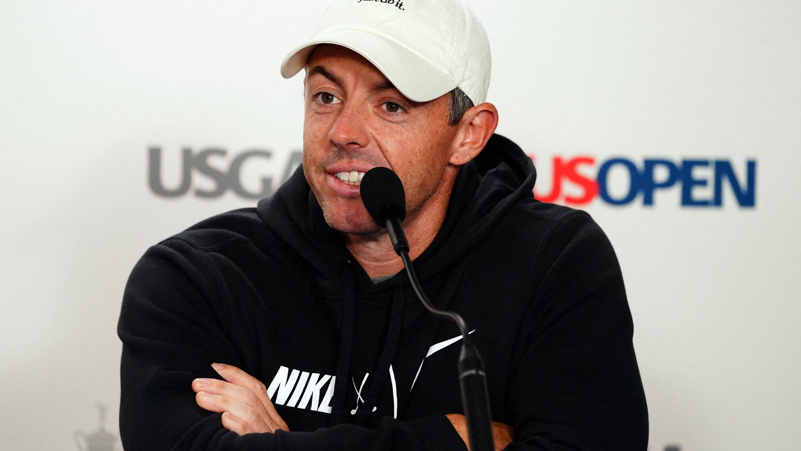 McIlroy was full of smiles in his US Open presser