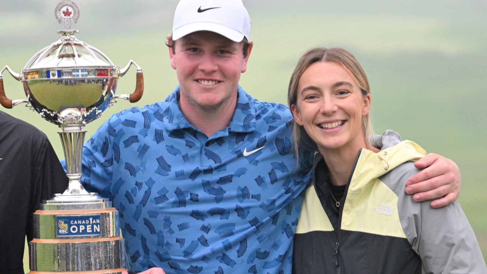 Bob MacIntyre with his girlfriend Shannon