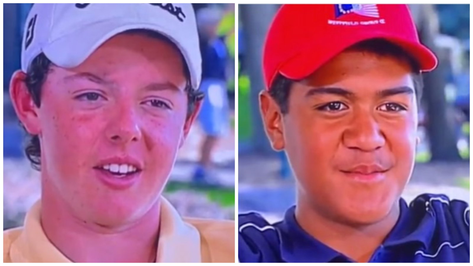 McIlroy and Finau in their junior days