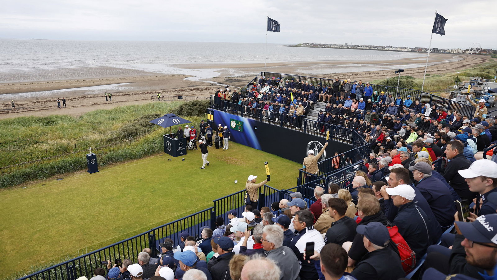 The first tee this morning