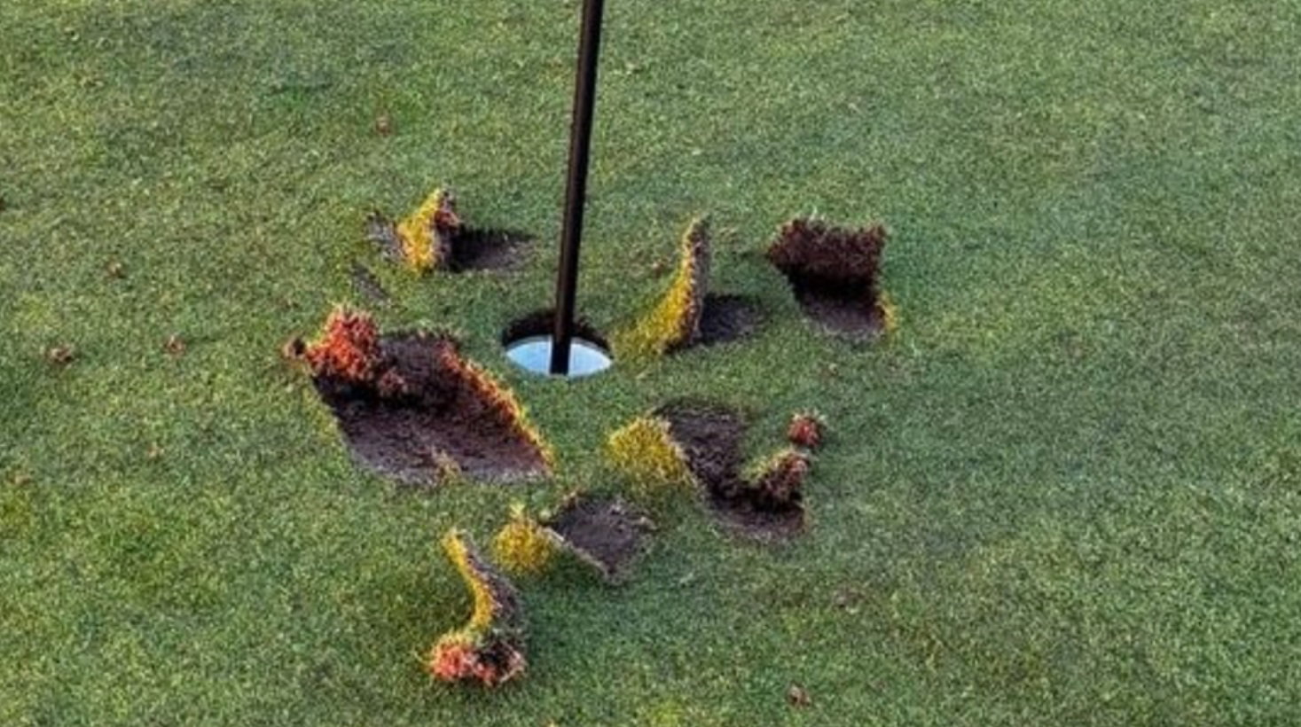 Vandals damage golf course just days before start of The Open