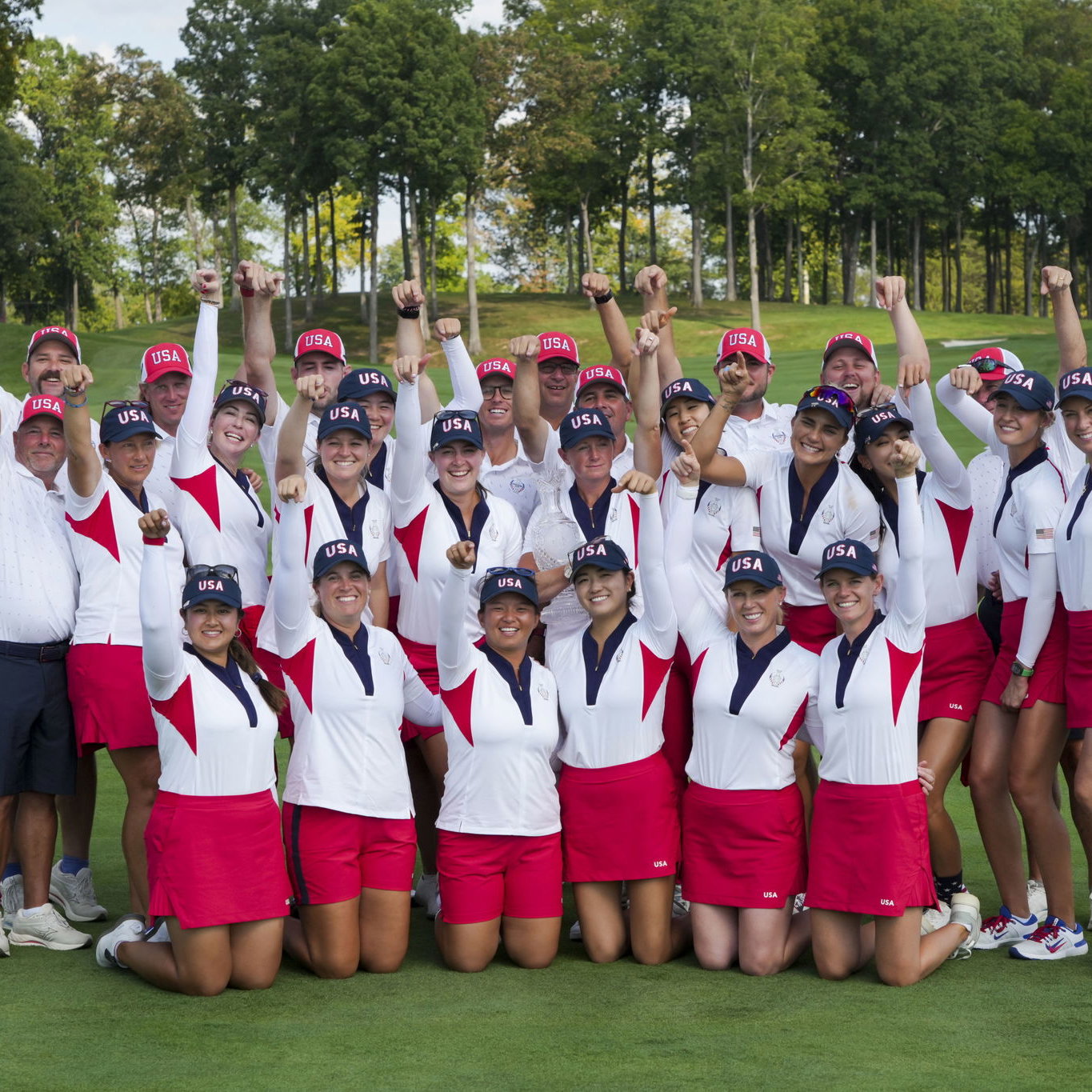Team USA win the 2024 Solheim Cup