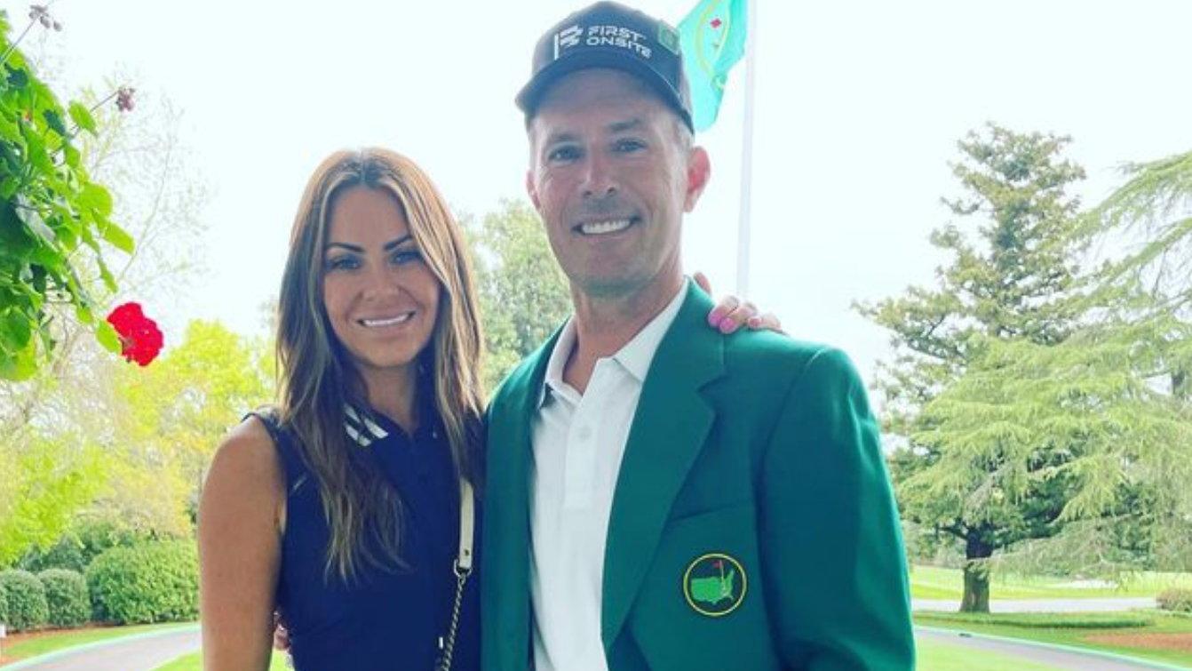 Michelle Money with husband Mike Weir