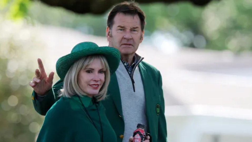 Sir Nick Faldo and wife Lindsay Faldo