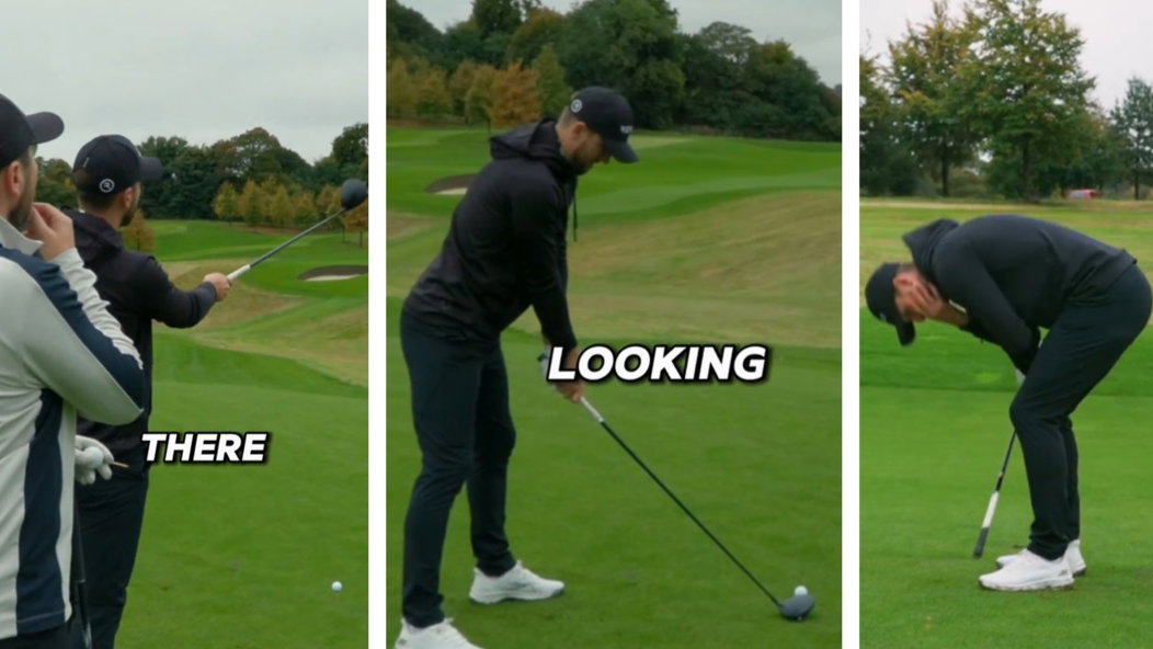 Harry Kane nearly made an ace with Rick Shiels