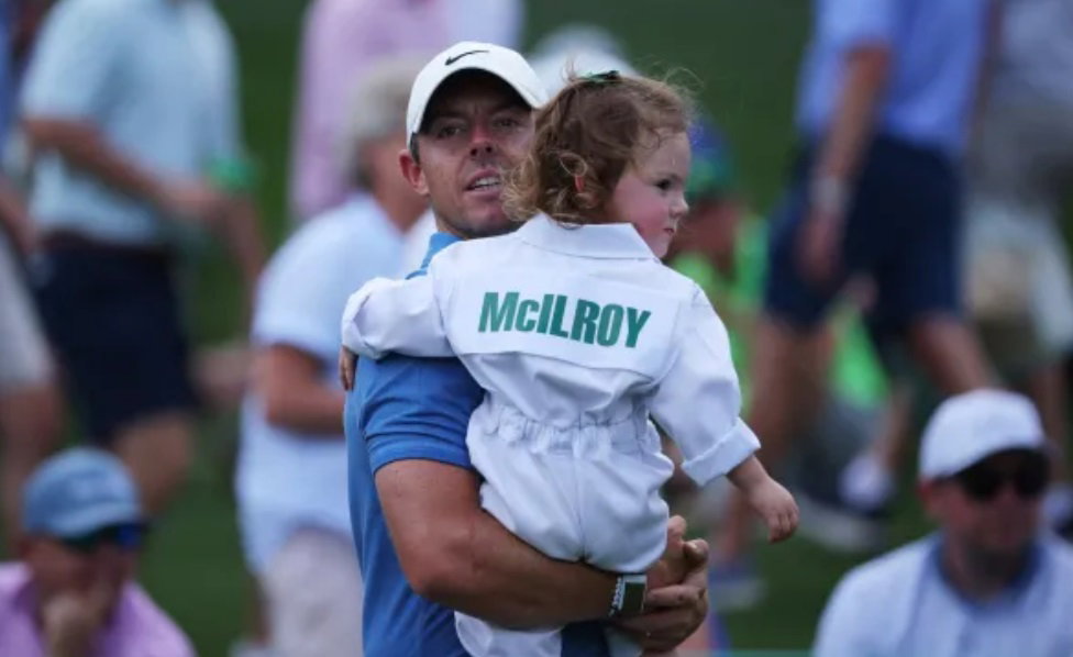 McIlroy with daughter Poppy