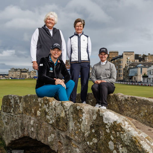 Karrie Webb on the 18th at St Andrews