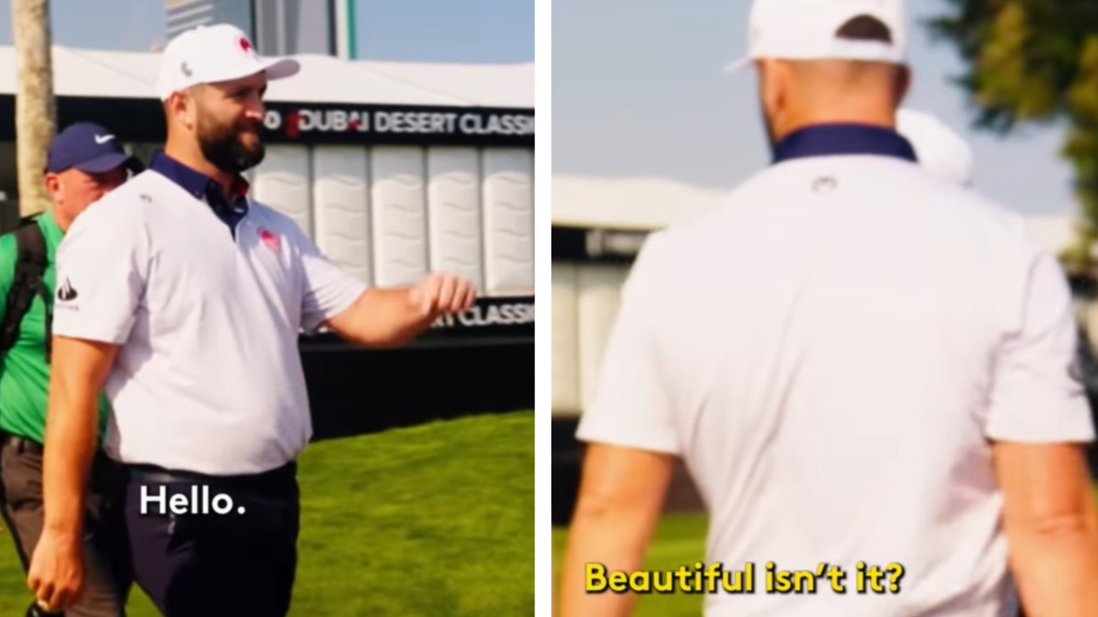 Jon Rahm in new Greyson x Legion XIII apparel