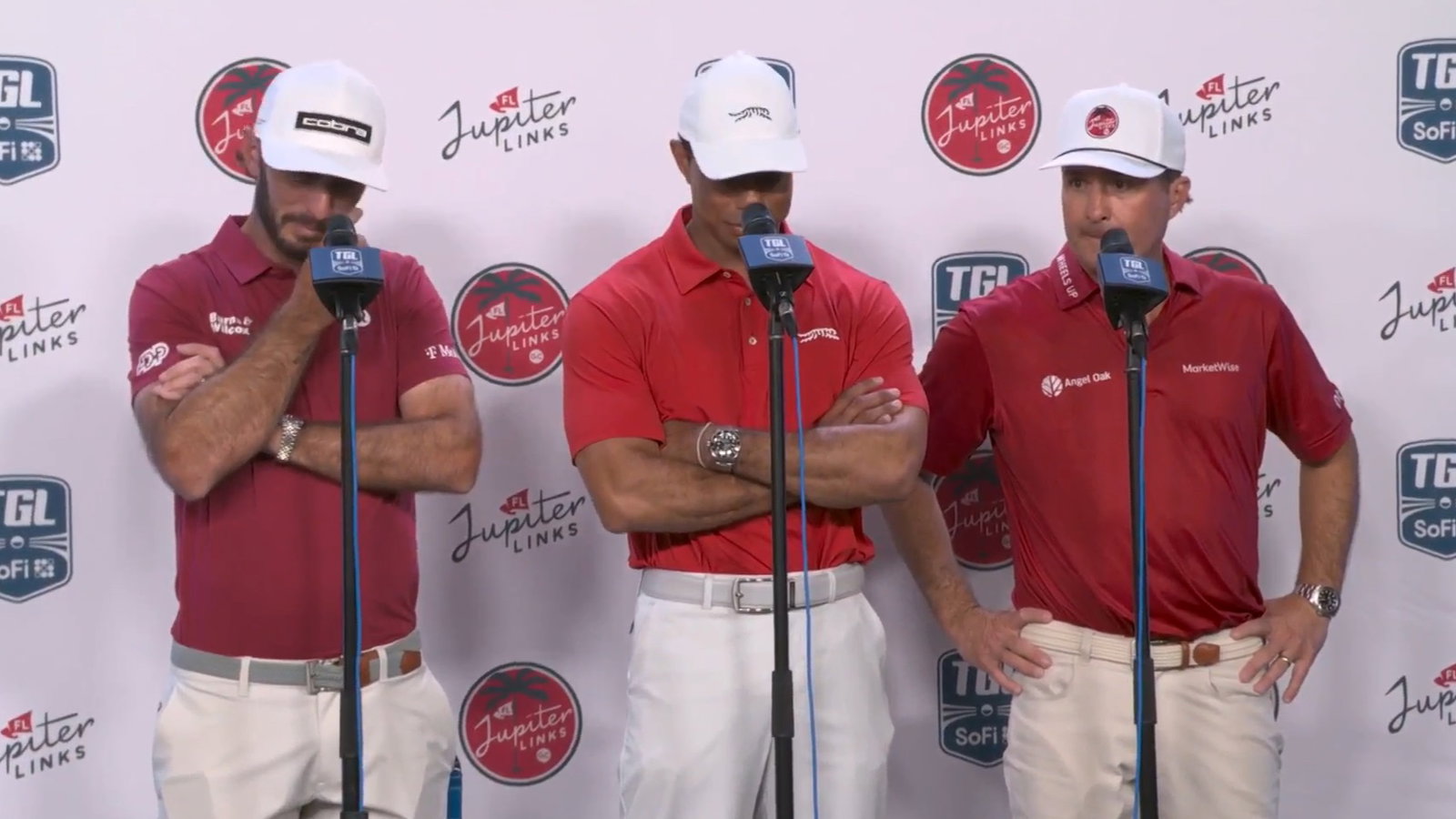 Max Homa, Tiger Woods, Kevin Kisner