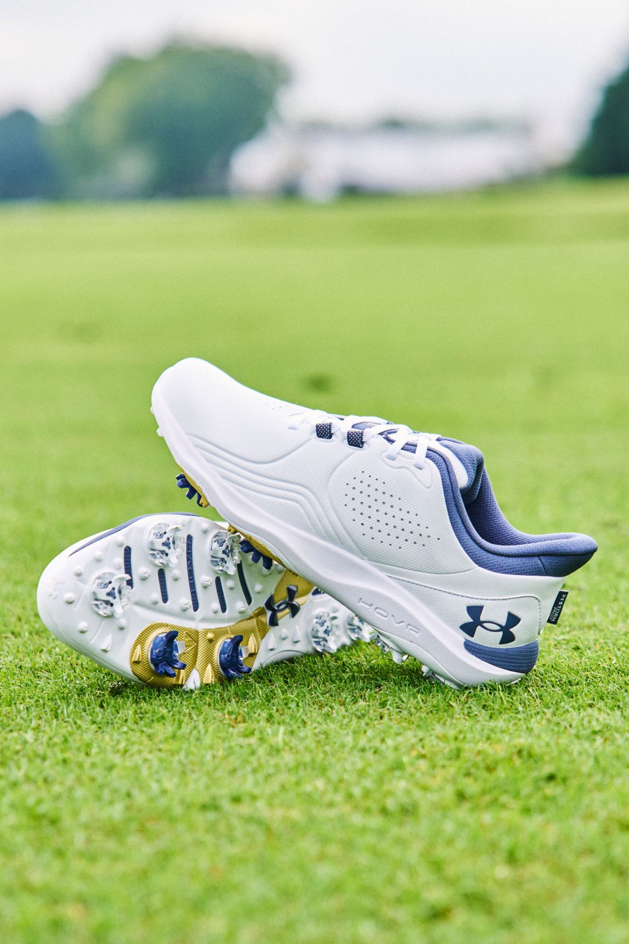 First Look: Under Armour Drive Pro Series Gold Edition golf shoes 2025