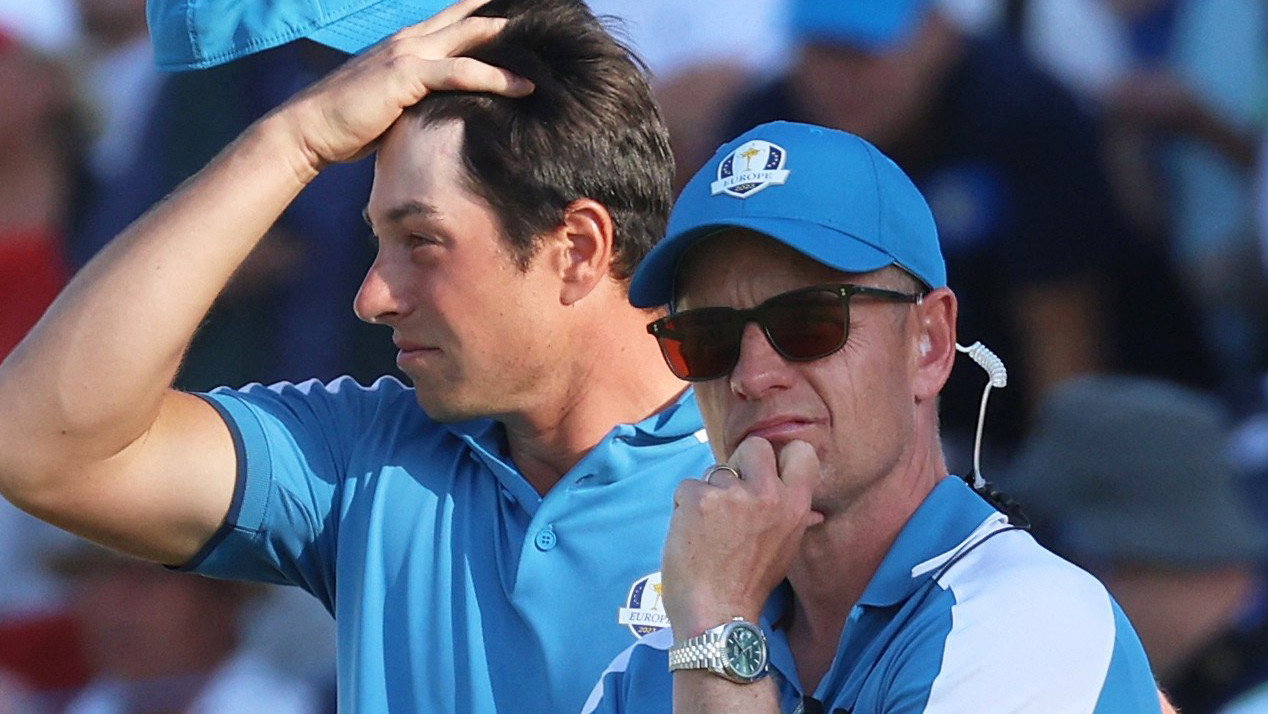 Viktor Hovland and Luke Donald