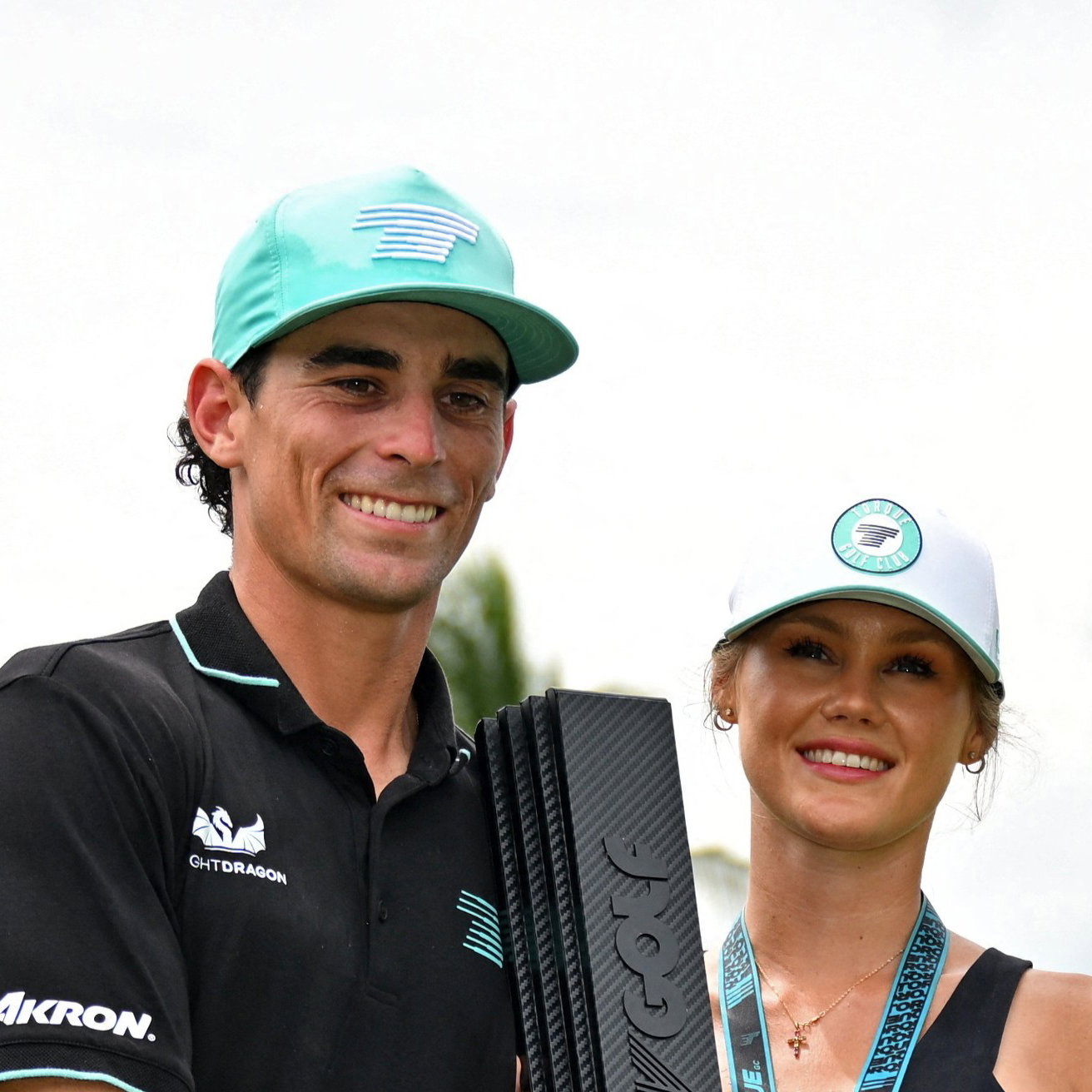 Joaquin Niemann and his wife