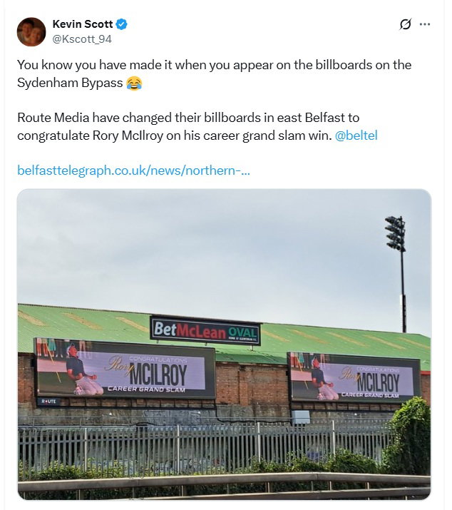 Locals can't wait to see McIlroy 