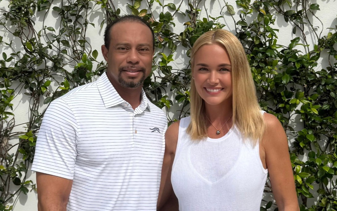Tiger with new girlfriend Vanessa 