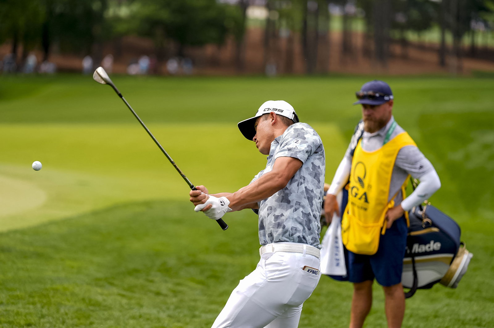 Collin Morikawa and his new caddie
