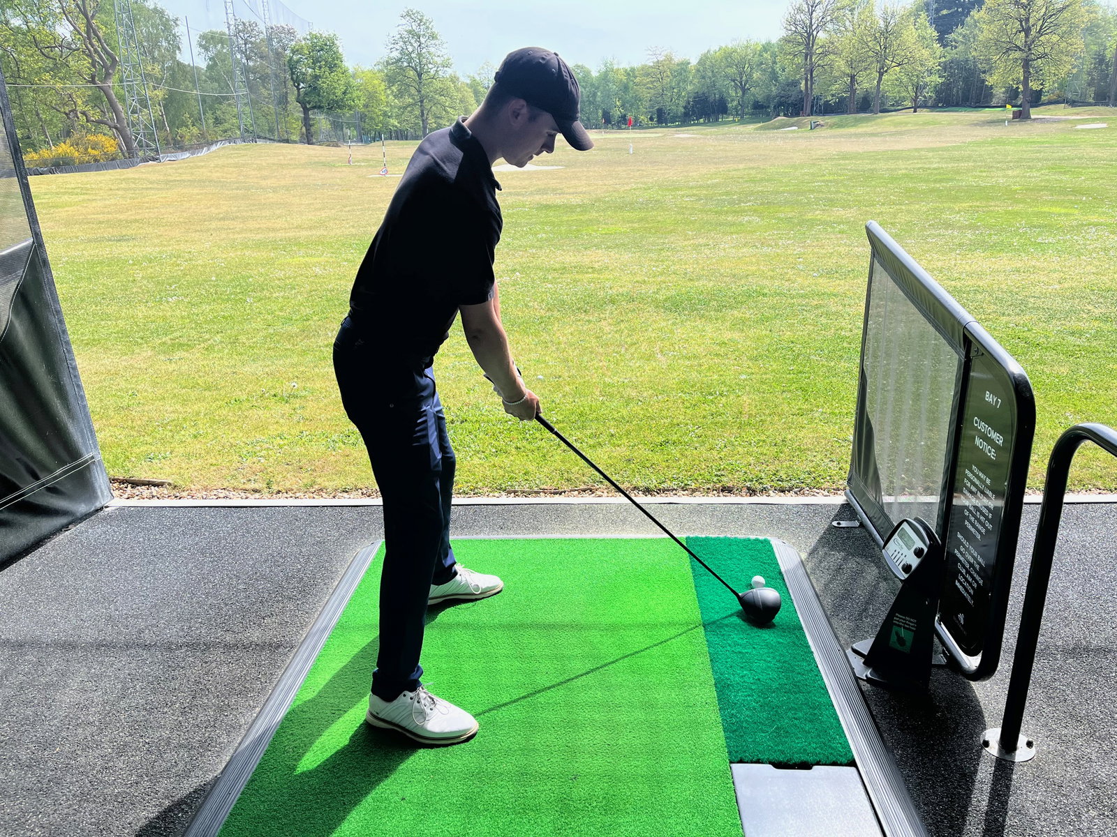 GolfMagic's Tom Usher in testing mode