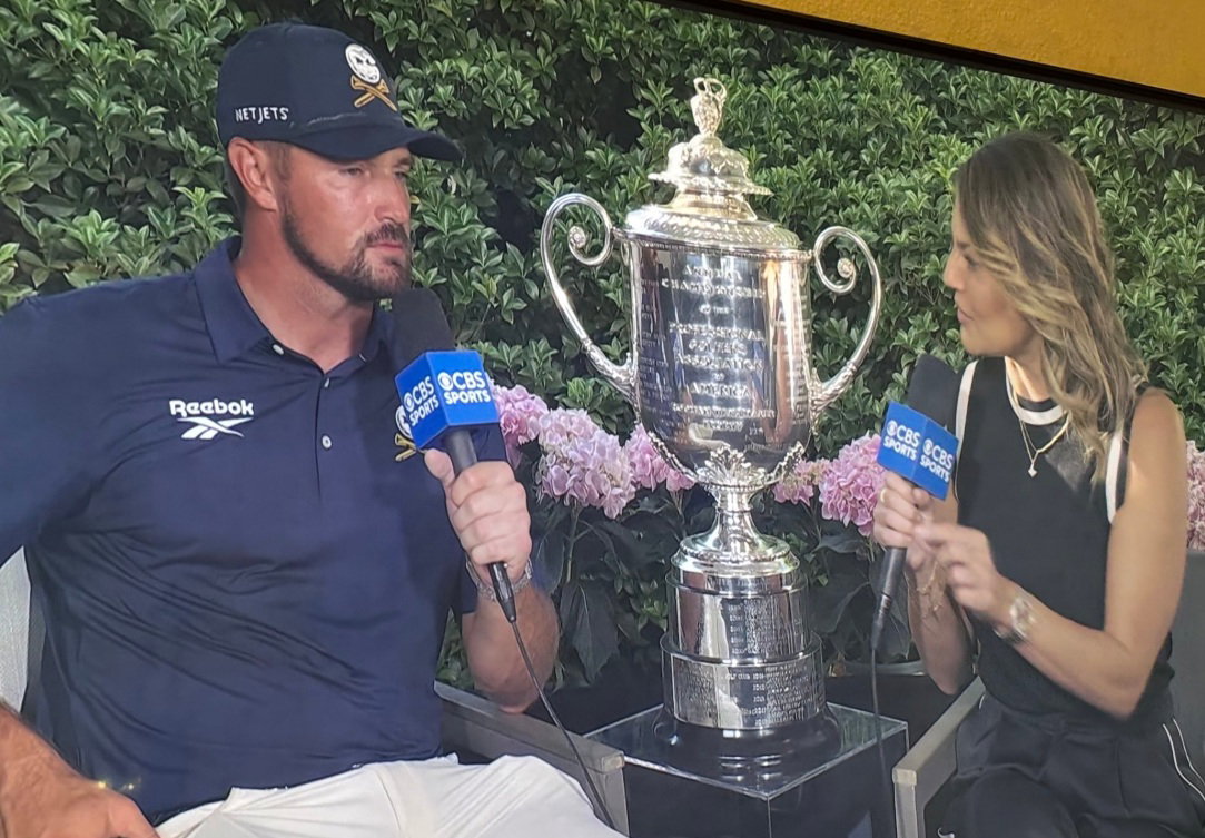 Bryson spoke to Amanda after the round