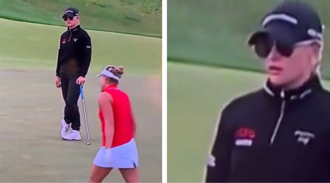 Charley Hull was frustrated with Lexi Thompson