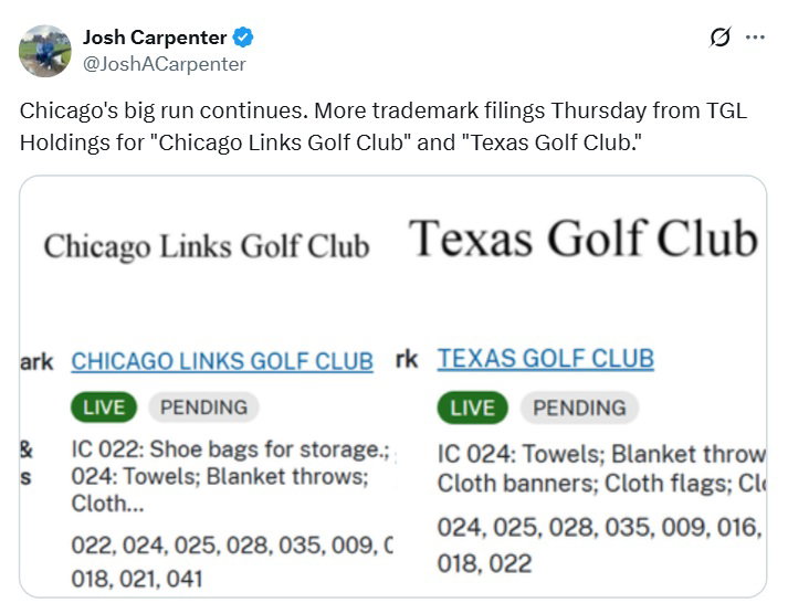 Chicago and Texas to join TGL 
