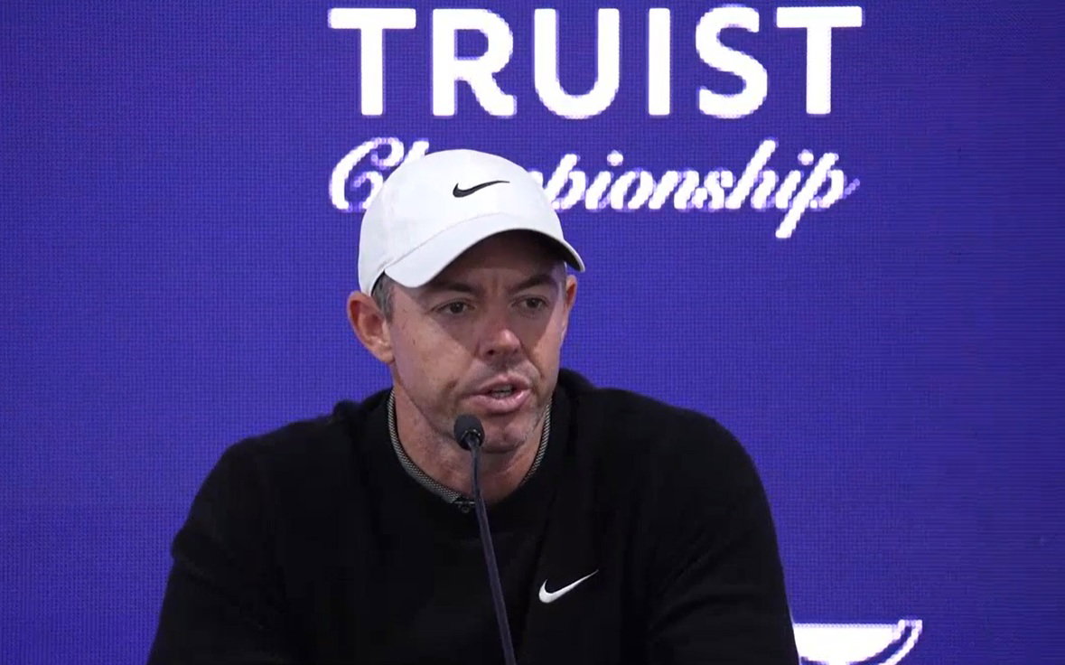 McIlroy is defending at the Truist [PGA Tour]