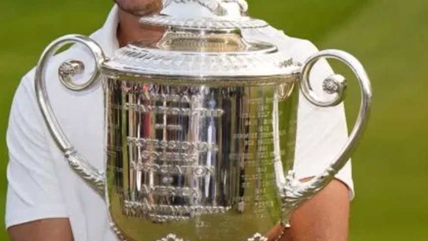 The Wanamaker Trophy at the PGA