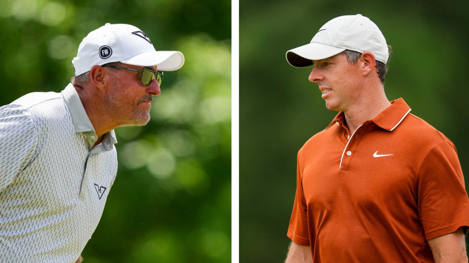 Phil Mickelson, Rory McIlroy 