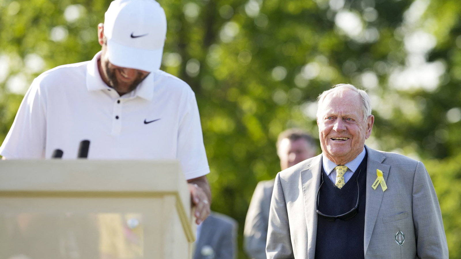 Scottie Scheffler and Jack Nicklaus