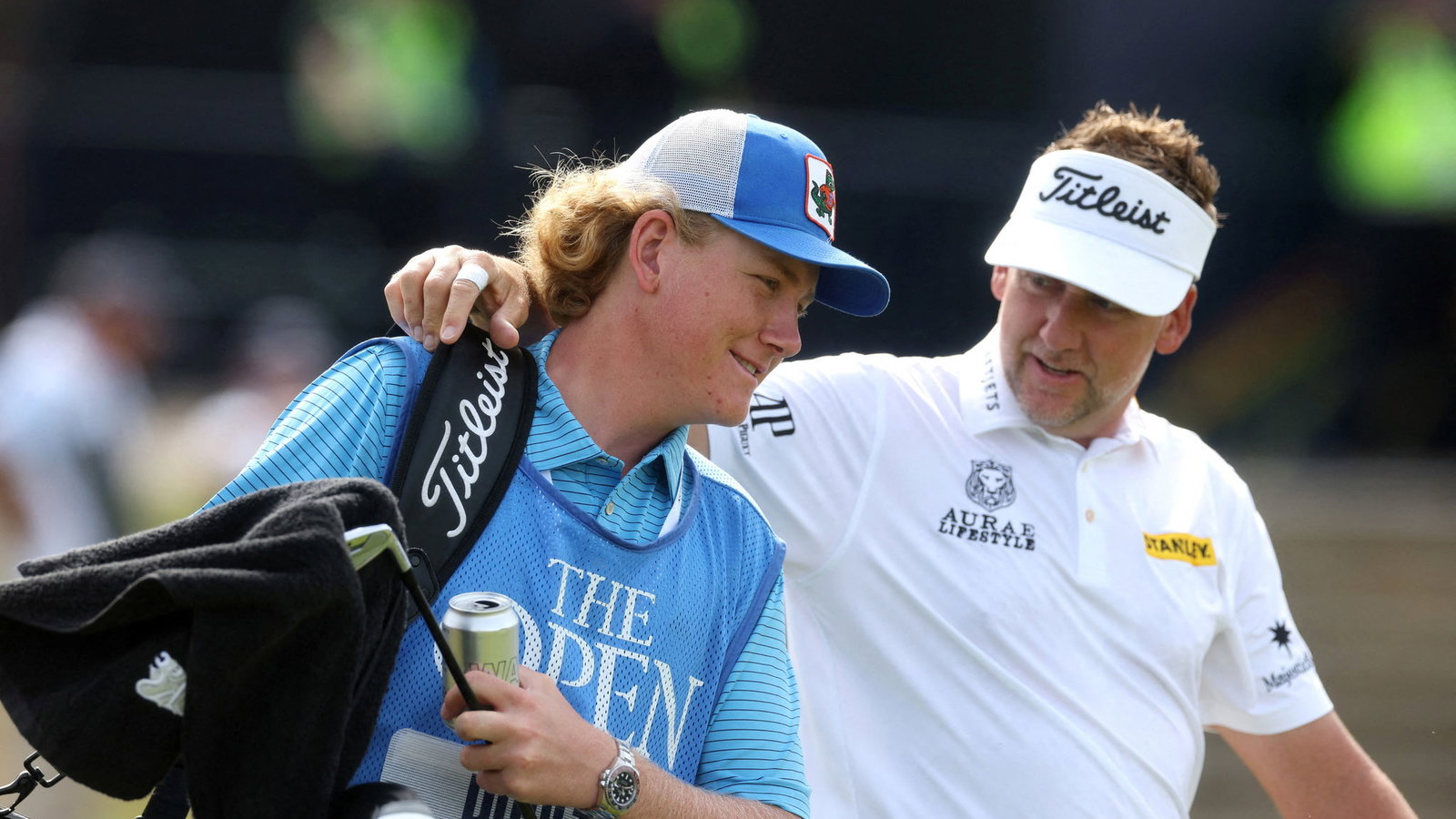 Ian Poulter and son Luke
