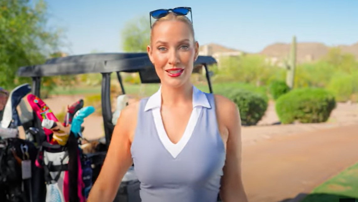 Paige Spiranac x Blue Tees Golf