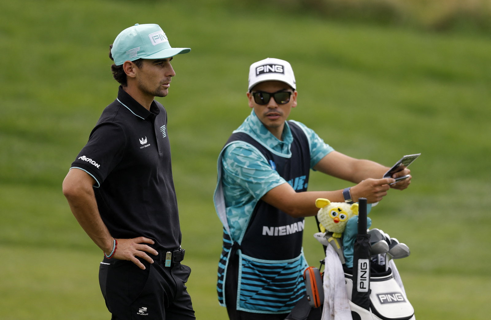 Niemann with new caddie Salinas