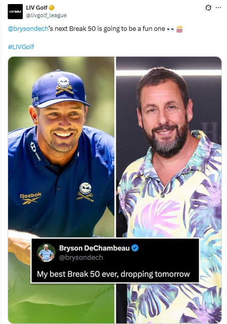 DeChambeau and Sandler 