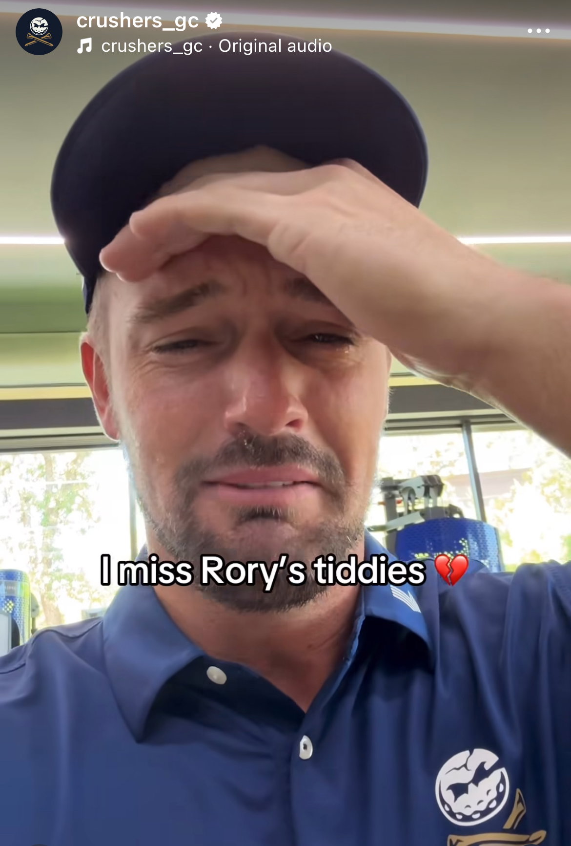 Bryson cries over Rory's tiddies [Crushers GC]