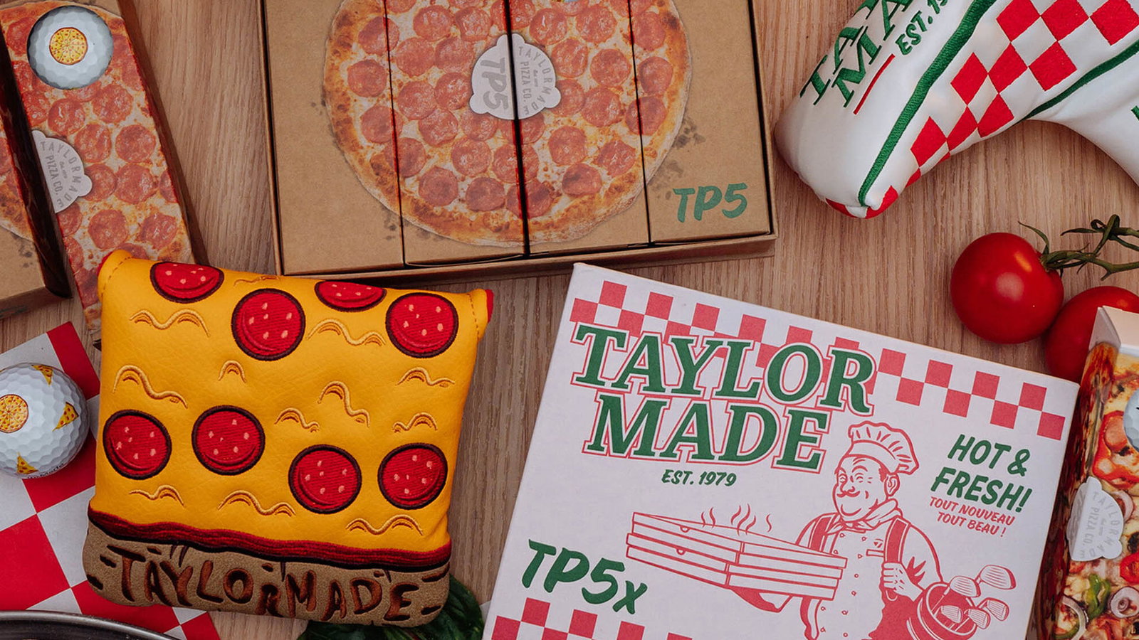 TaylorMade's Pizza Party Collection