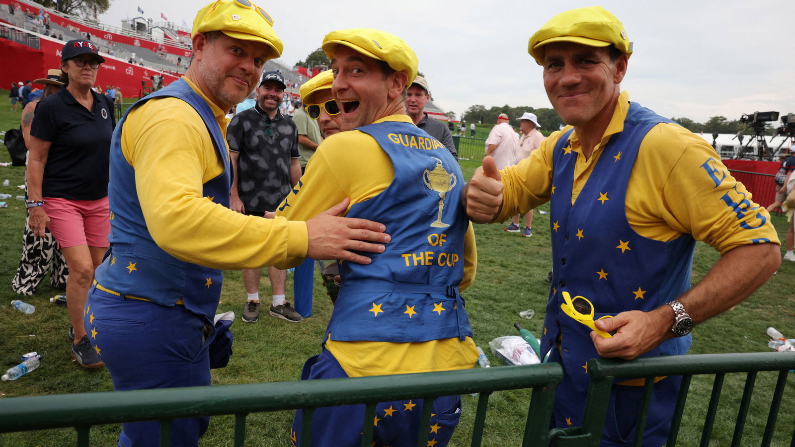 European fans at Bethpage