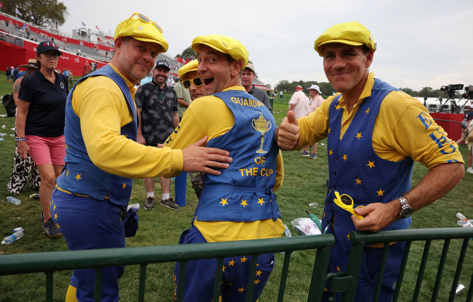 European fans at Bethpage