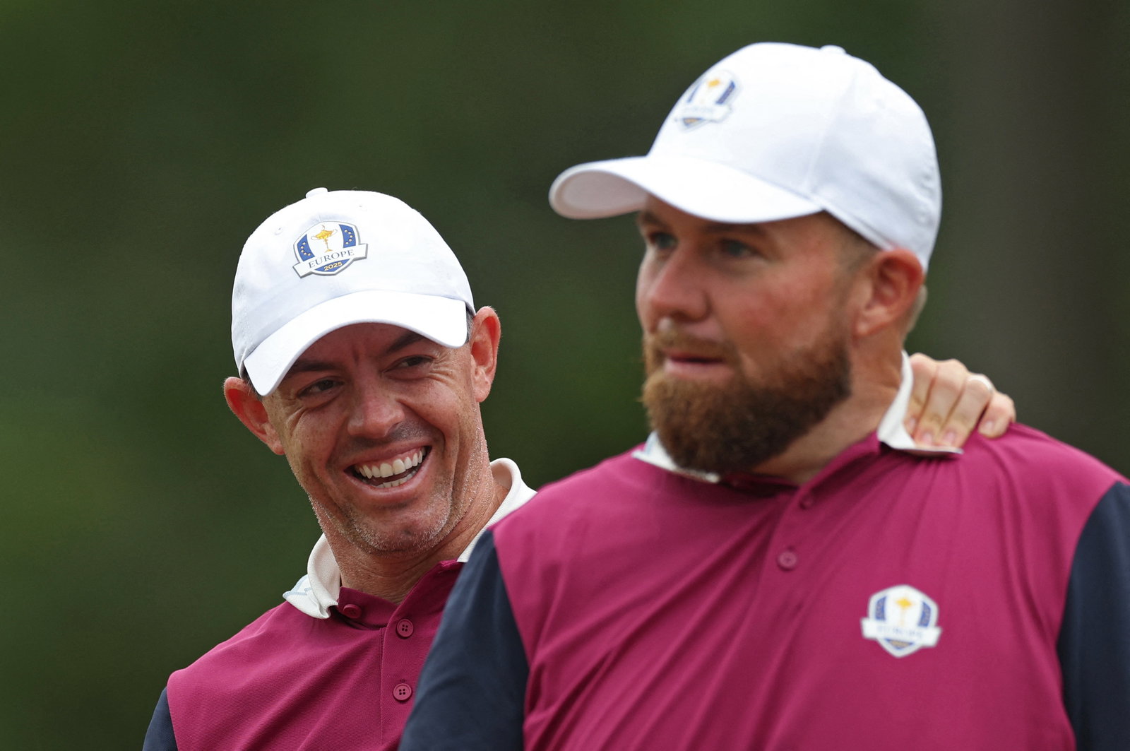 Rory McIlroy with Shane Lowry