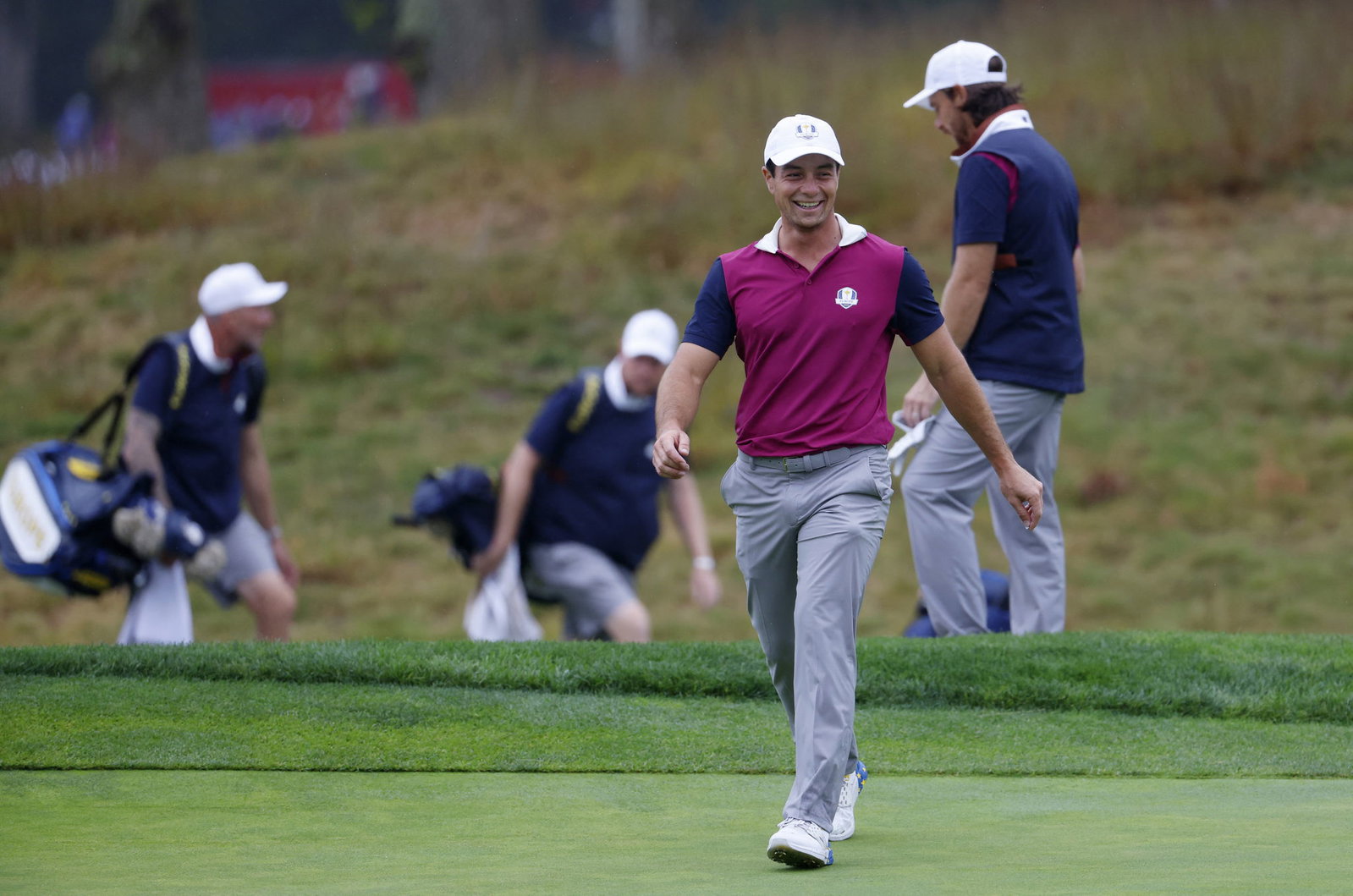 Hovland is happy with his game 