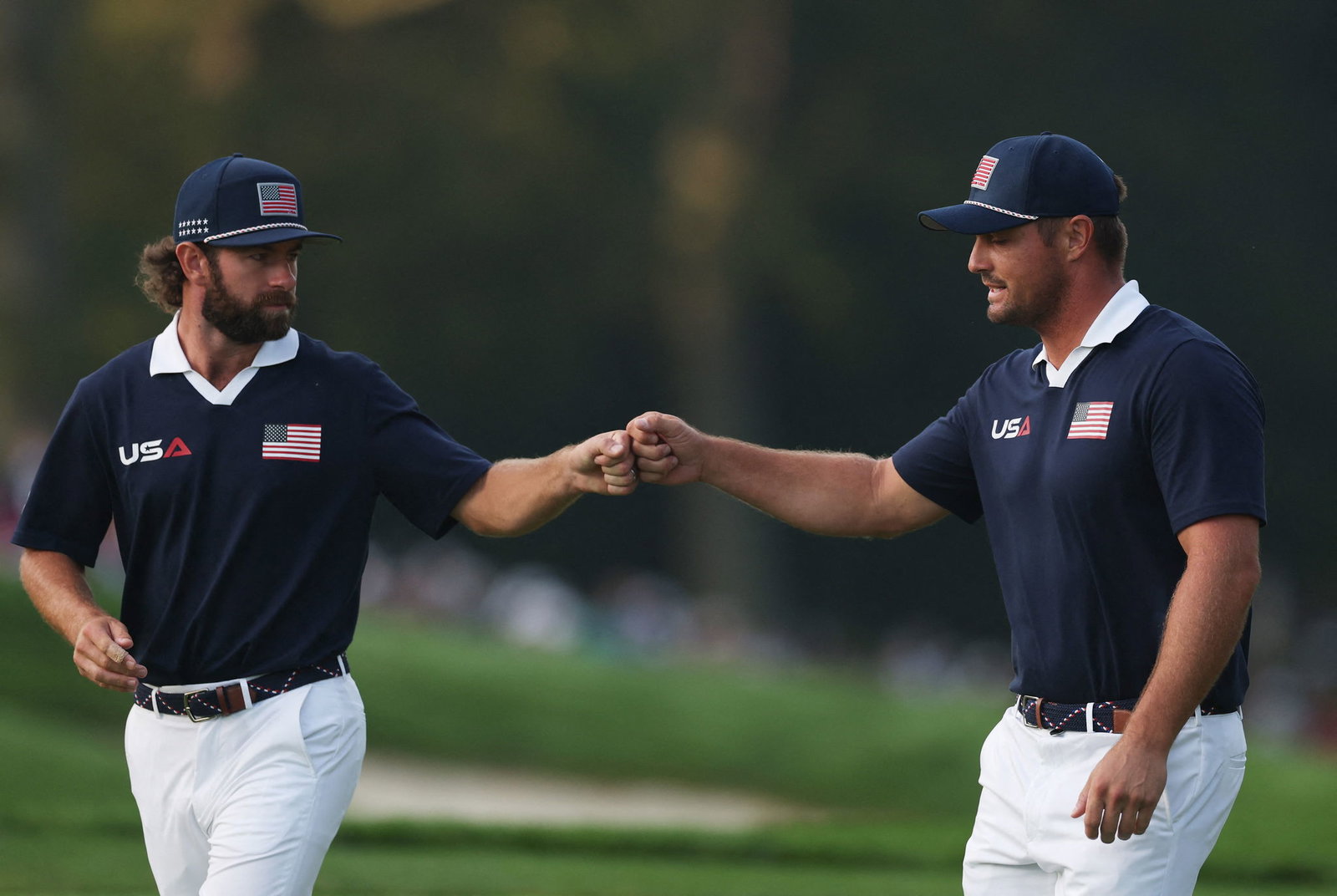 Bryson DeChambeau and Cameron Young