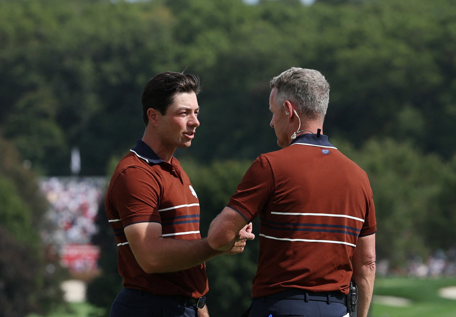 Viktor Hovland and Luke Donald