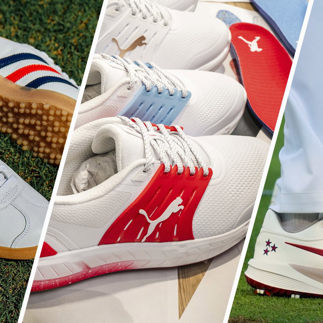 adidas gazelle silver green womens FootJoy Flex LE Ryder Cup Golf Shoes 56257 main image 0
