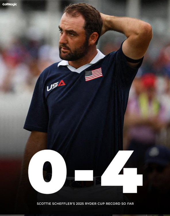 Scheffler has had a week to forget