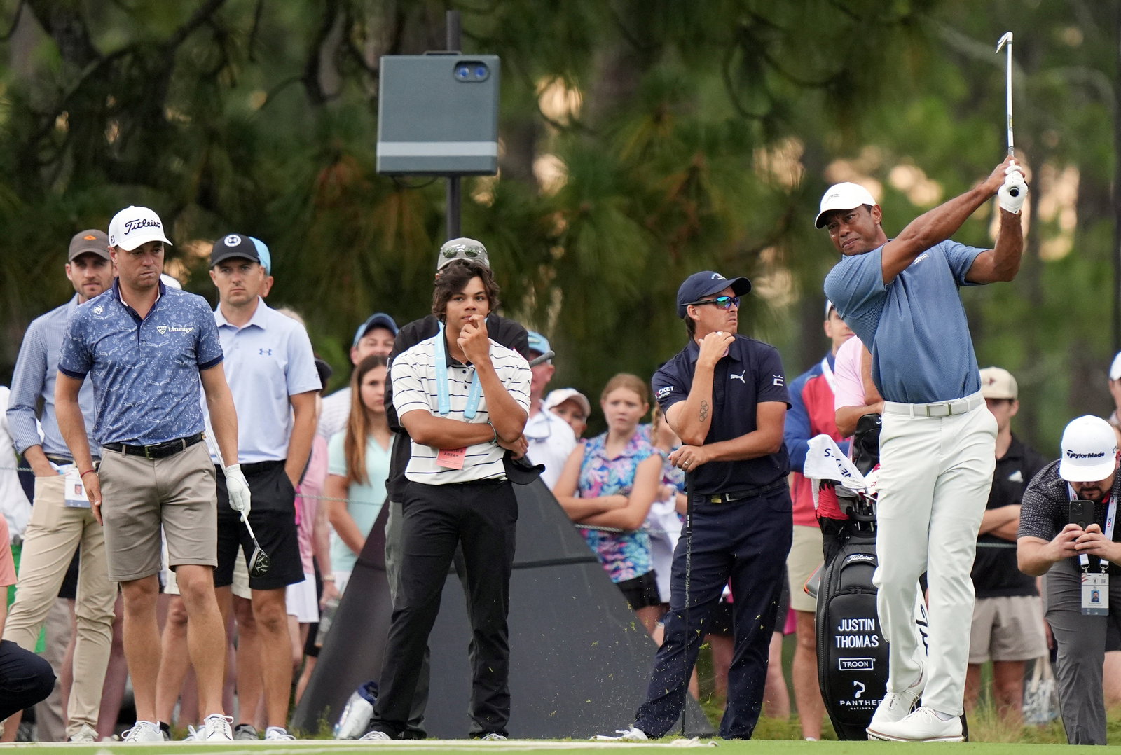 Tiger Woods and Charlie Woods are unlikely to feature at the PNC Championship
