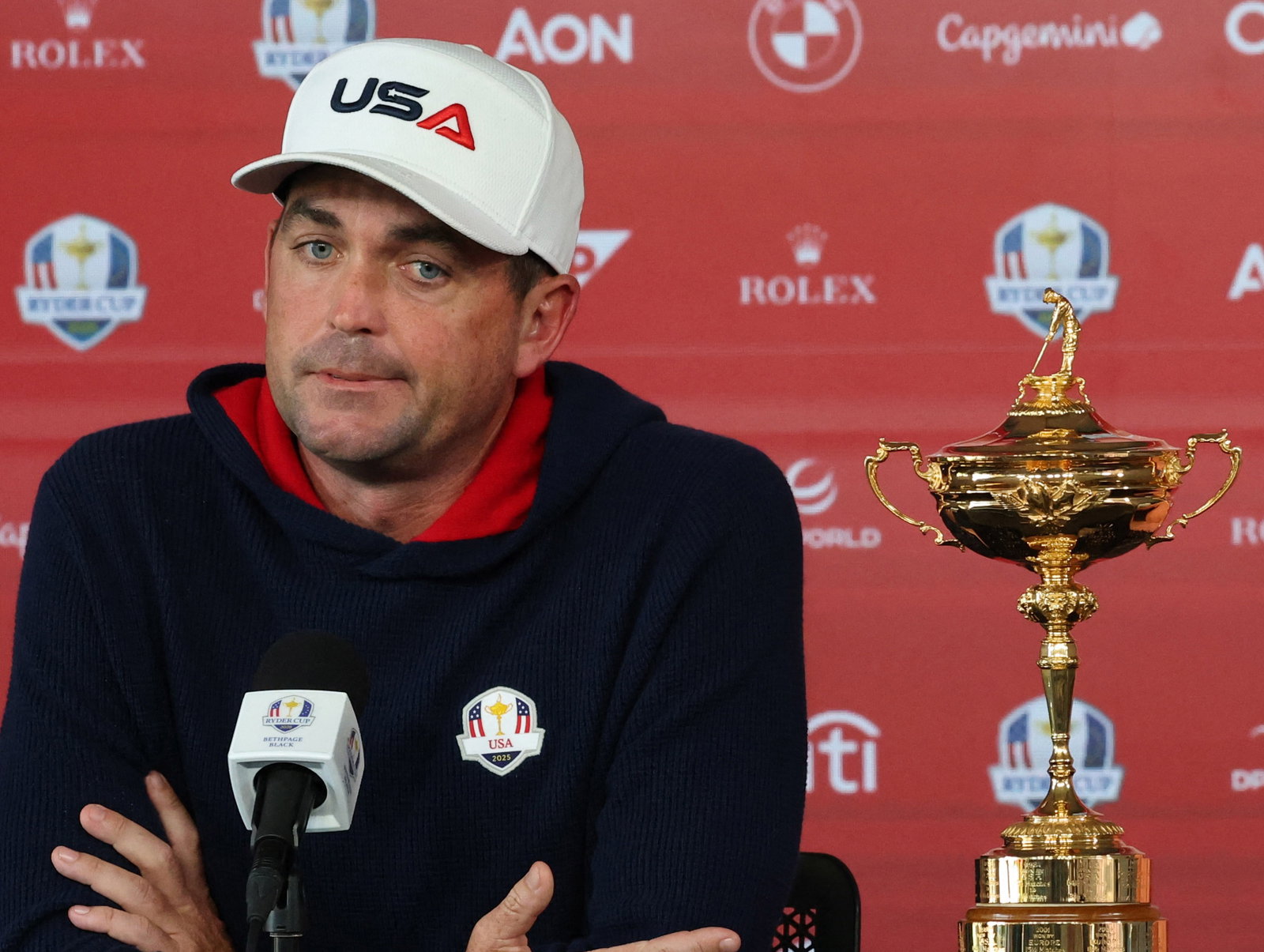 Keegan Bradley called for a change to the "envelope rule"