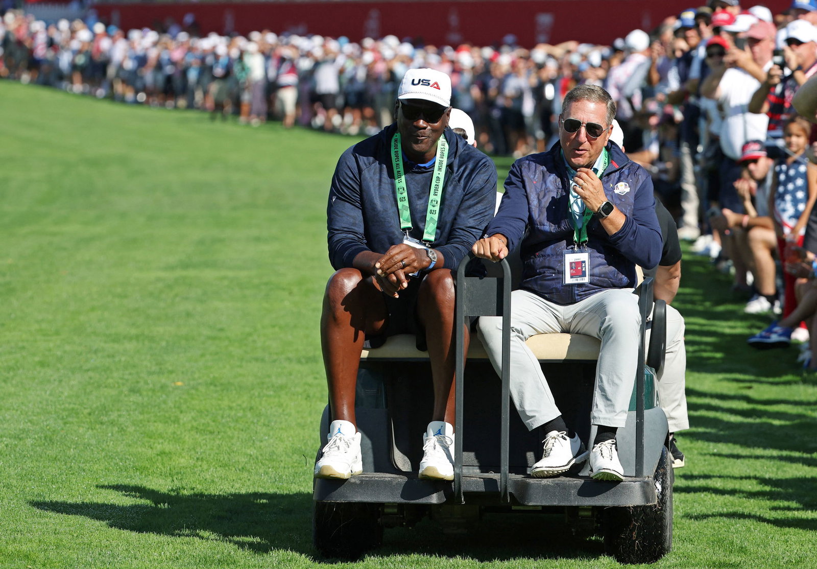 Michael Jordan at the Ryder Cup
