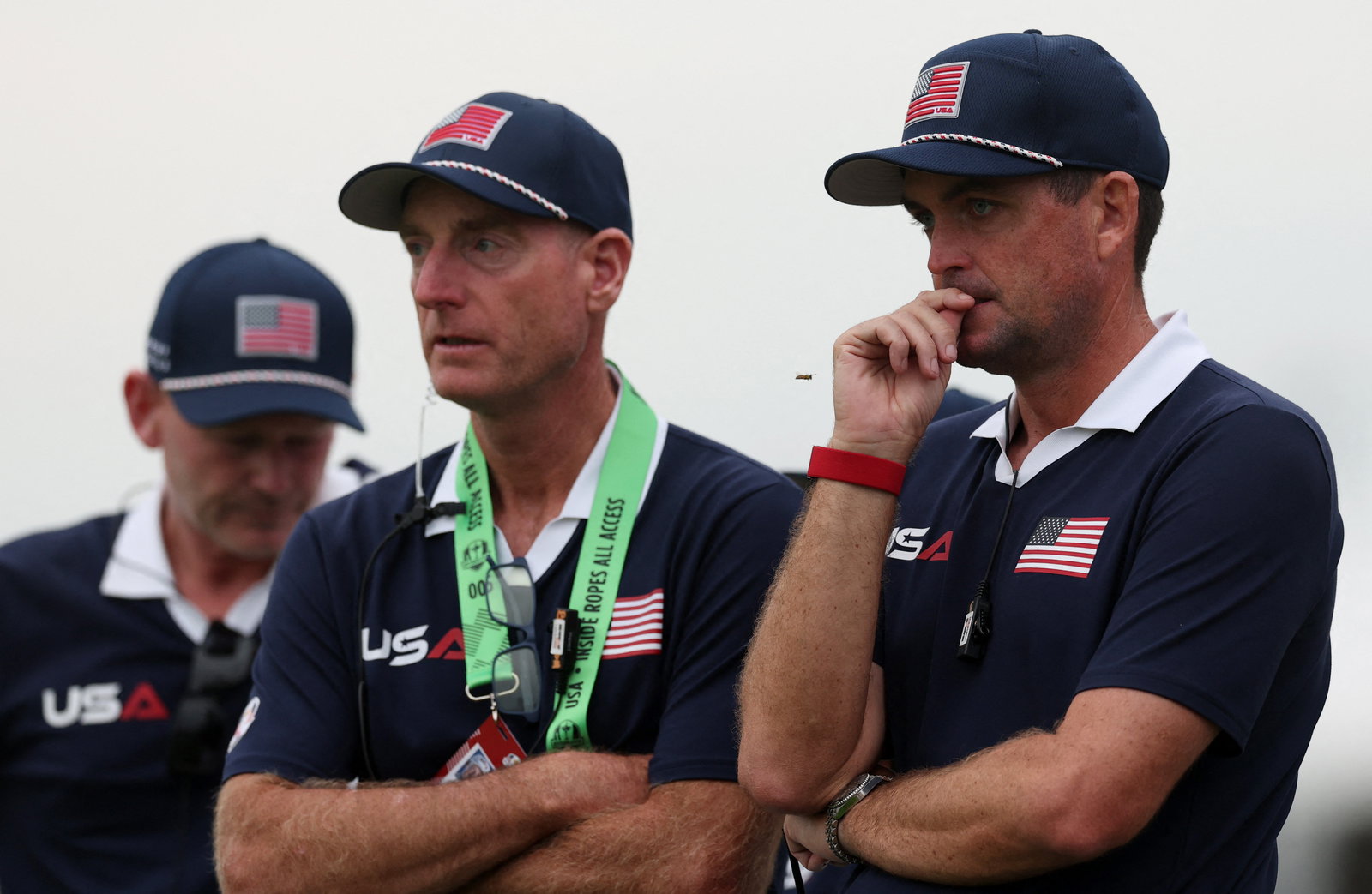 Snedeker (left), Furyk (middle), Bradley (right)